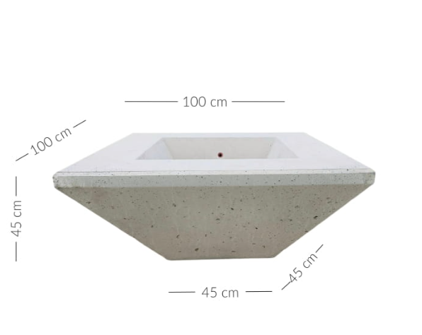 didelis lauko vazonas